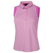 Galvin Green Milla Ventil8 Sleeveless Golf Polo Shirt - Heather/Dahlia